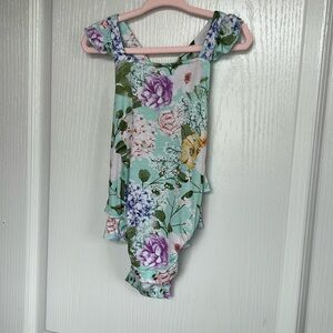 Posh peanut Erin Bubble Romper 3-6 M LIKE NEW